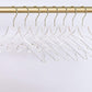 Luxury Clear Acrylic Coat Hanger With Gold Hook