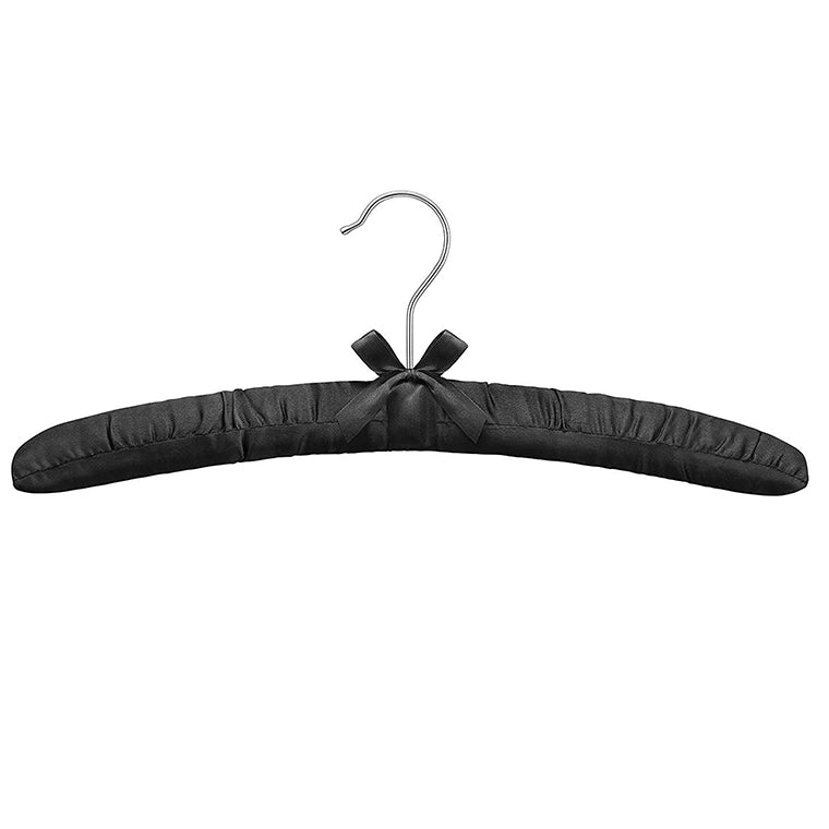 Black Heavy Duty Anti Slip Padded Hangers For Sweaters