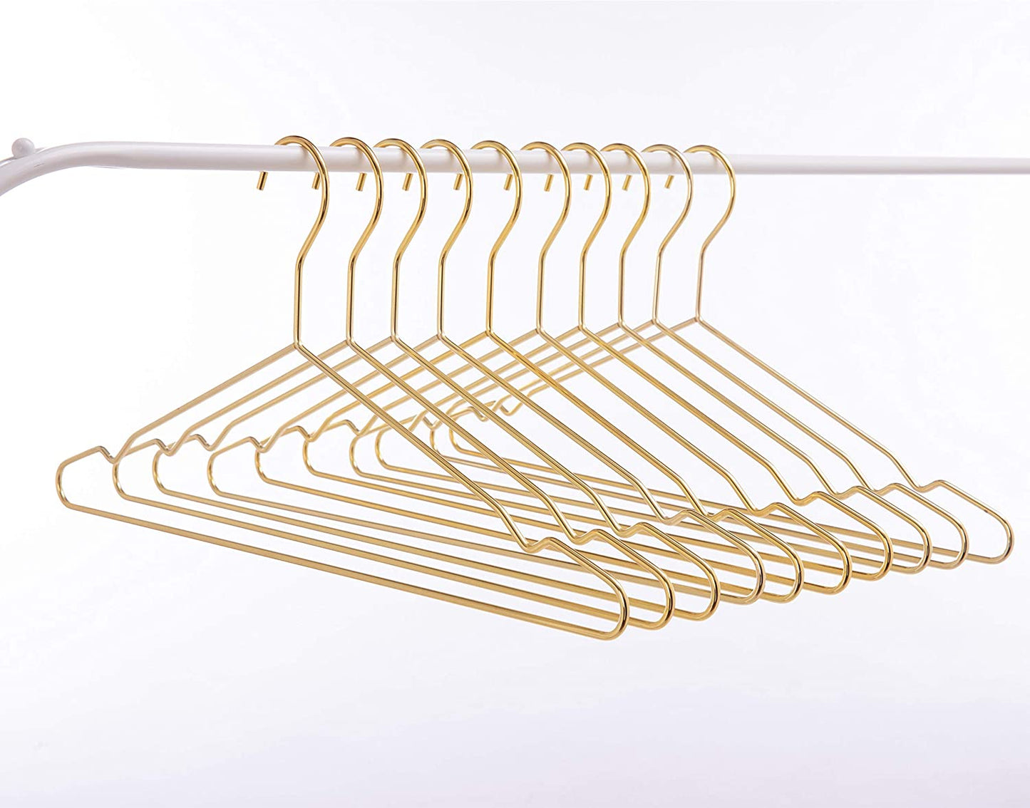 Gold Metal clothes Hanger For Garment Display