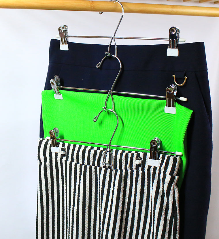 Function Special Heavy Metal Pants Hanger With Clips