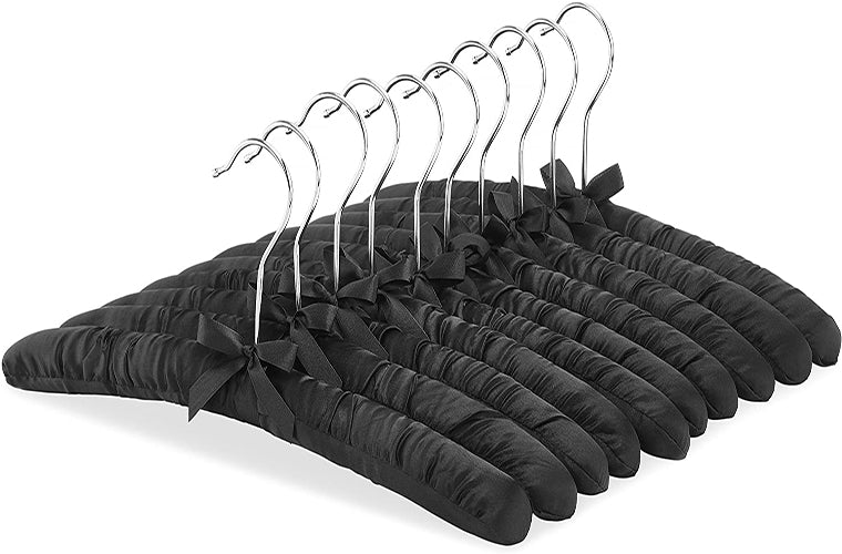 セーターのための黒く頑丈な反スリップのパッドを入れられたハンガー