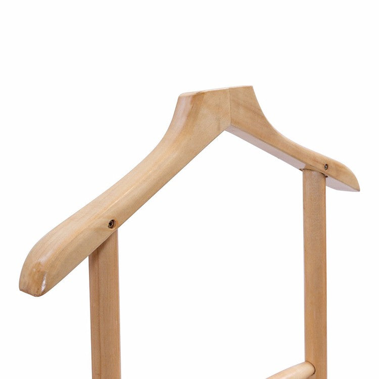 Wooden Floor Standing Clothes Hanger For Display