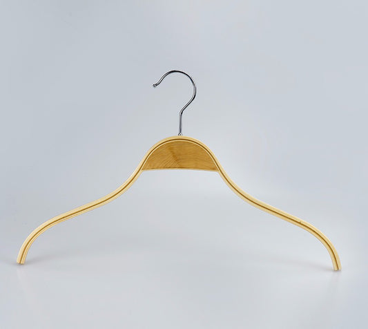 Natural Laminated Plywood Garment Clothes Hanger