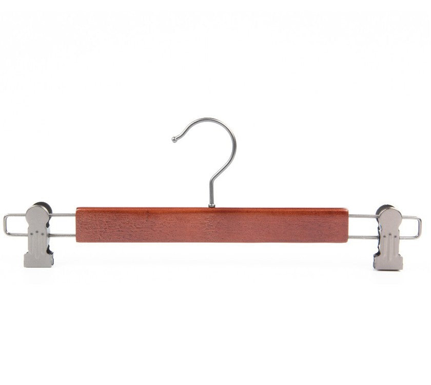 Luxury Wooden Trouser Hanger With Clips