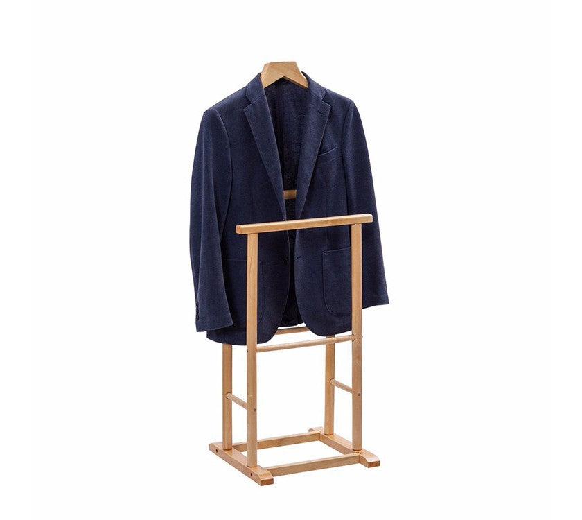 Wooden Floor Standing Clothes Hanger For Display