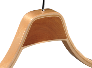 Thick Plywood Laminated Wood Coat Hanger