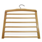 Luxury Wooden Non Slip Trousers Hanger With 5 Pcs Bar