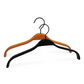 Wood Plywood Balck Clothes Hanger for Blouse Shirt Display