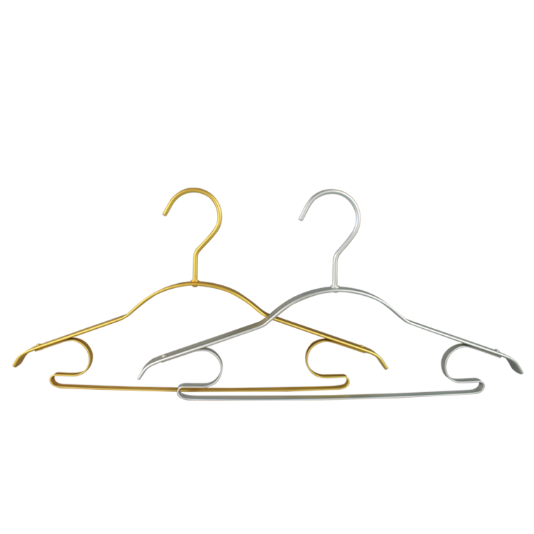 Gold Thick Wide Shoulder Metal Clothes Hangers