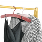 Anti-Rutsch-Kleiderbügel mit Satinpolsterung für Damenmäntel
