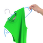 WIDE SHOULDER NNTI SLIP METAL CLOTHES HANGERS WITH HOOK
