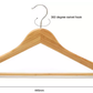 Bamboo Hanger For Clothes Display