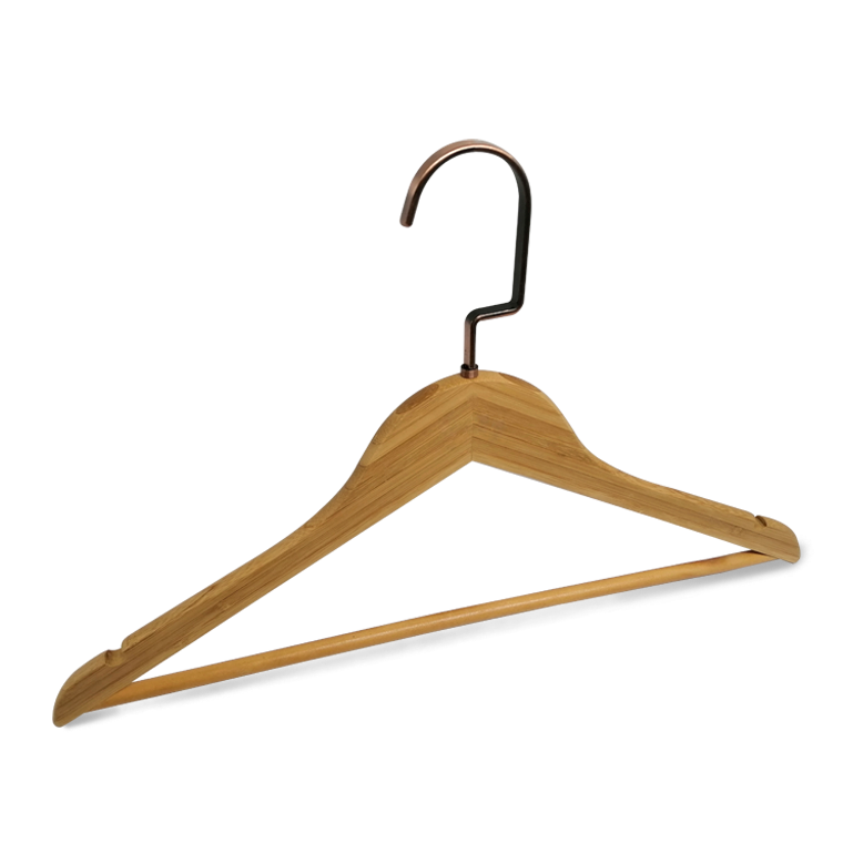 Bamboo Wood Cloth Hanger For Garment