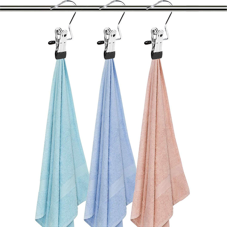 Heavy Metal Multifunction Cap Towel Hanger With Clips