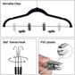 Wholesale Magic Strong Velvet Clothes Hanger With Clips