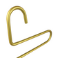 Strong 5 layer Multifunction Gold Heavy Metal pants Hangers