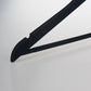Black Plastic Clothes Hangers With Trouser Bar