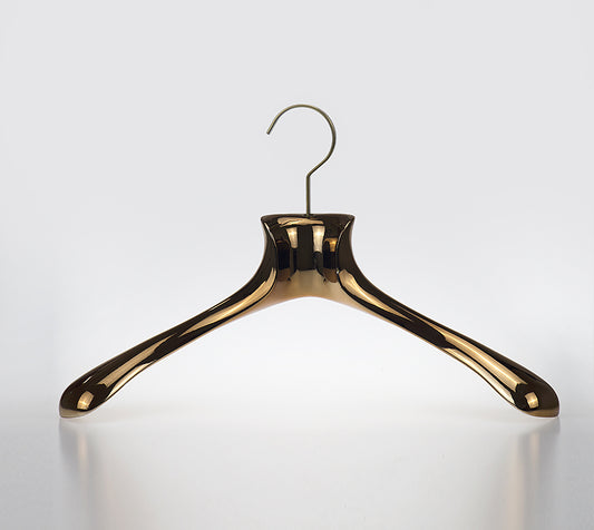 High Quality Luxury Plastic Coat Hanger with broad shoulder