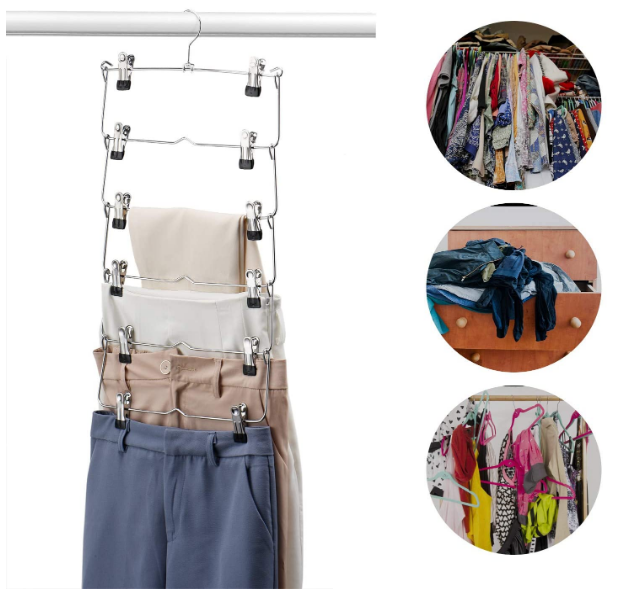 Function Metal Pants Hanger For Trousers Display