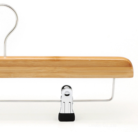 Wooden Bamboo Pants Hanger For Showroom